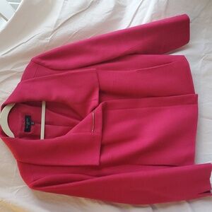 Talbots woman's lined jacket size 16W in magenta